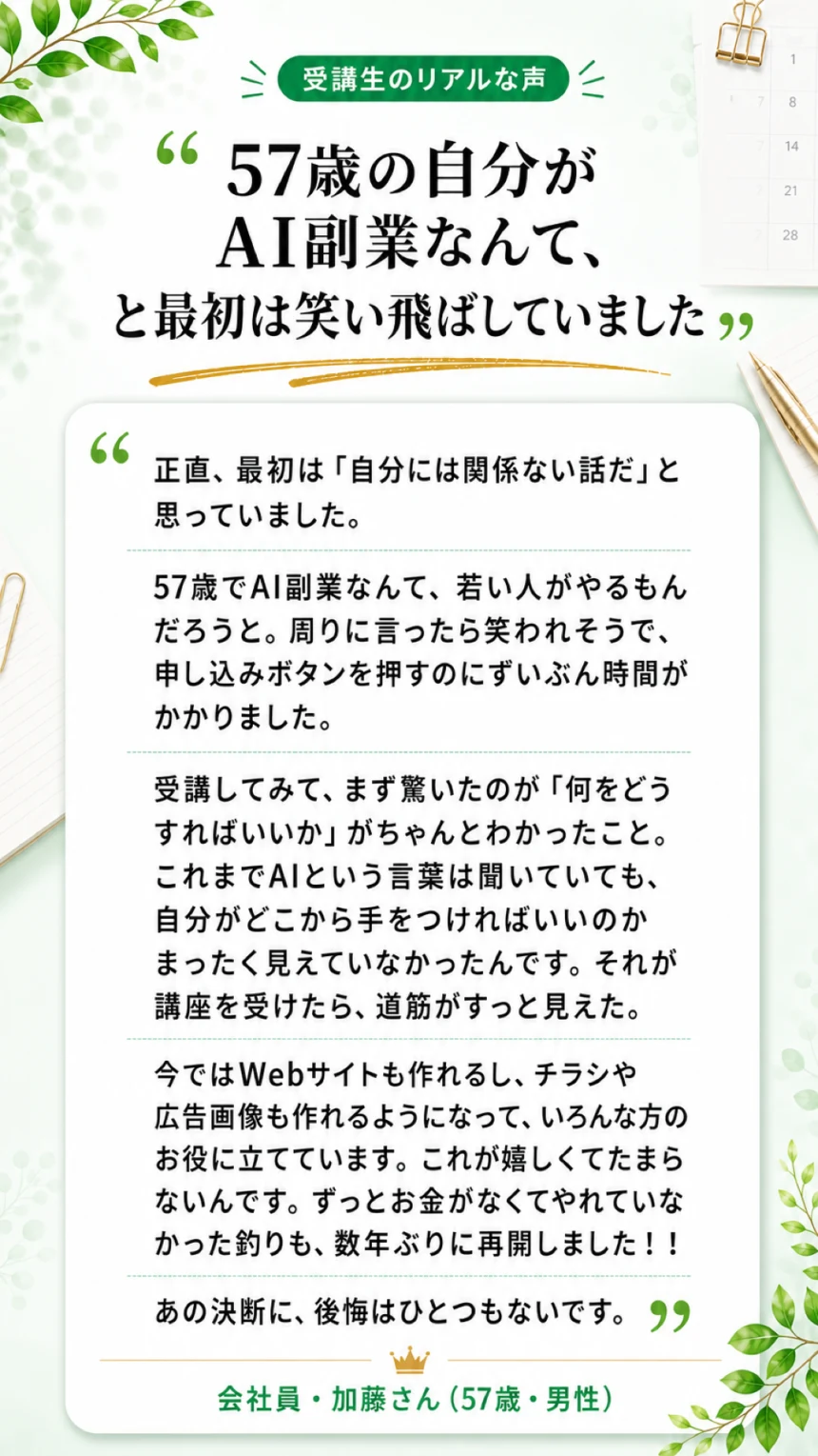 加藤さんの感想本文
